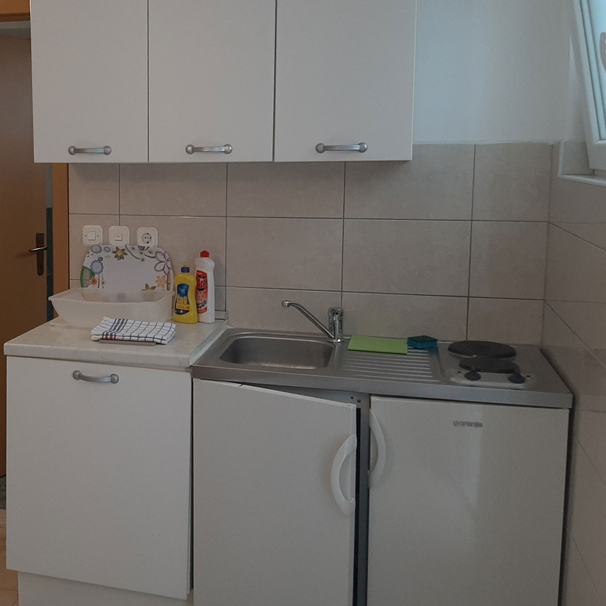 kitchen counter in the rental apartment in dalmatia